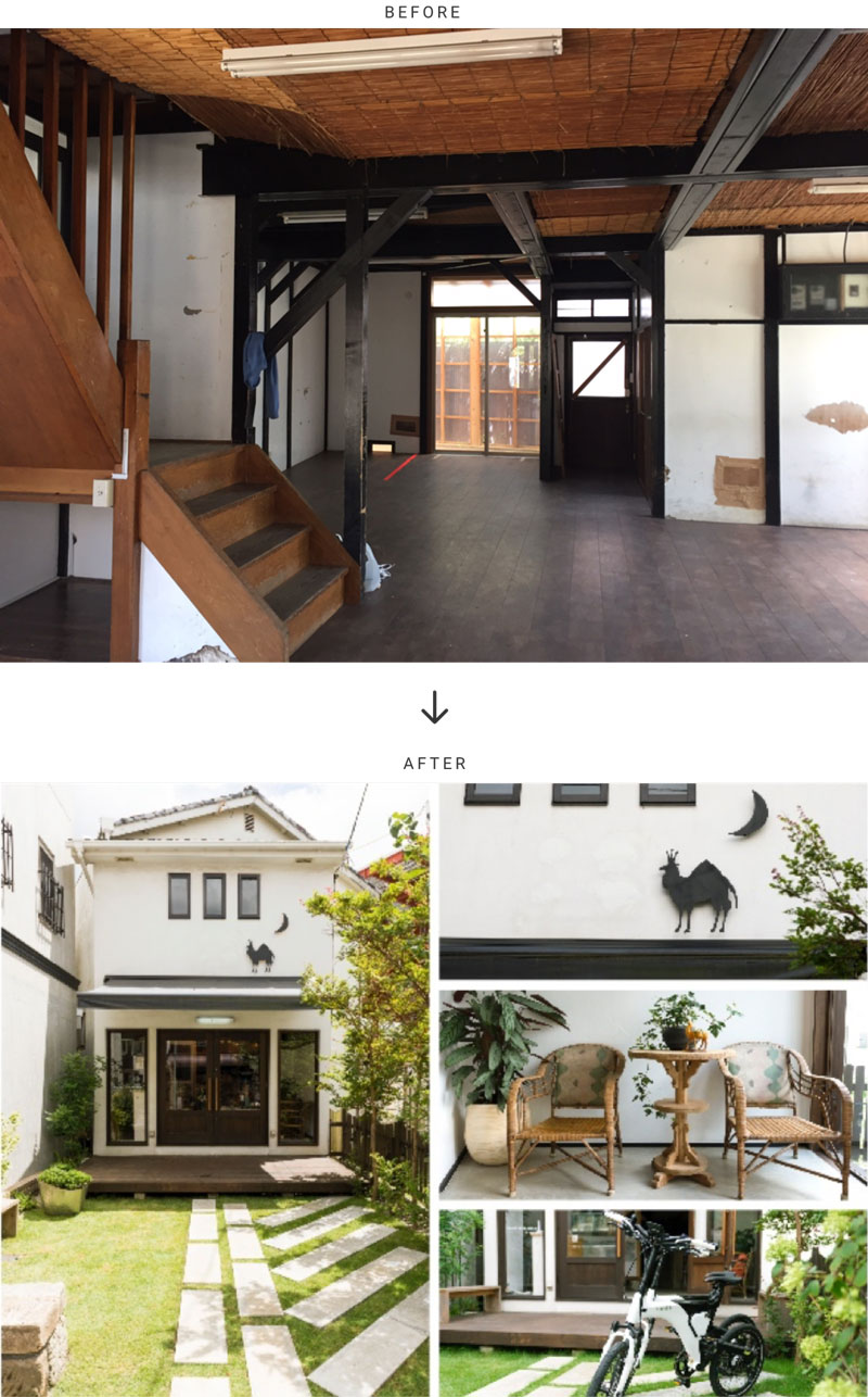 オーナー様ご所有建物の有効活用をご提案し、宿泊施設として運用した事例