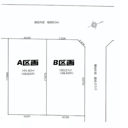 七里ガ浜小学区の稲5角地!の図面