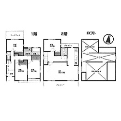 2decks3parksの稜線Houseの図面