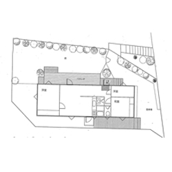 庭付き海付きのスペシャル平屋図面