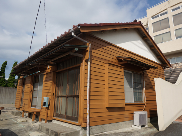 ちんまりしたサイズが可愛らしい平屋です。