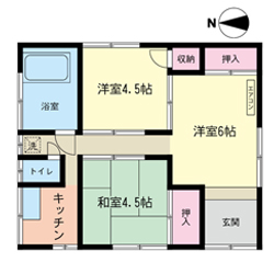 飴色に味がでた木の魅力 海近の平屋