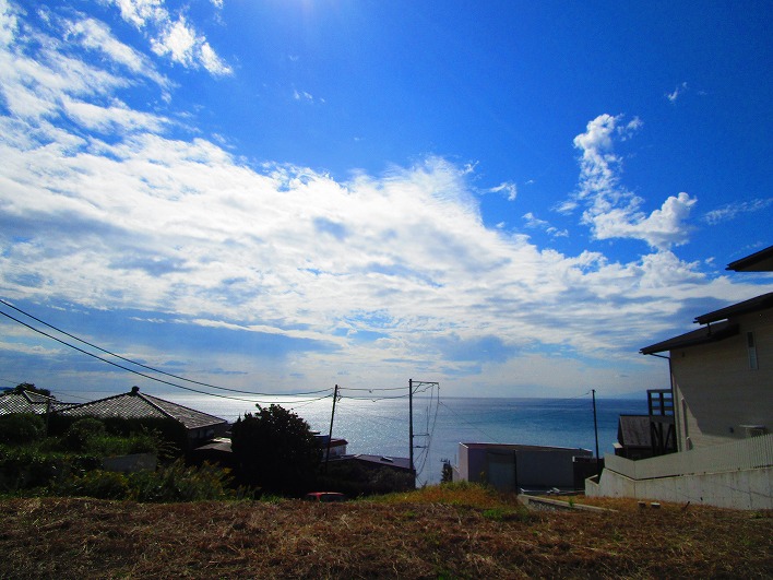 水平線たっぷり。現地にいくと写真よりもっともっと海見えます。