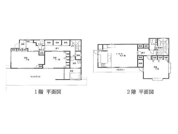 ゆとりと抜けが嬉しい戸建の図面