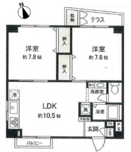 セカンドor投資用にも!鎌倉リバーサイドハイツの図面