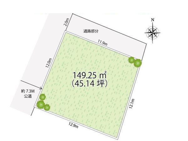 王道で攻める土地探しの図面