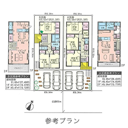 閑静でお手頃価格。いいとこ取りの土地。の図面