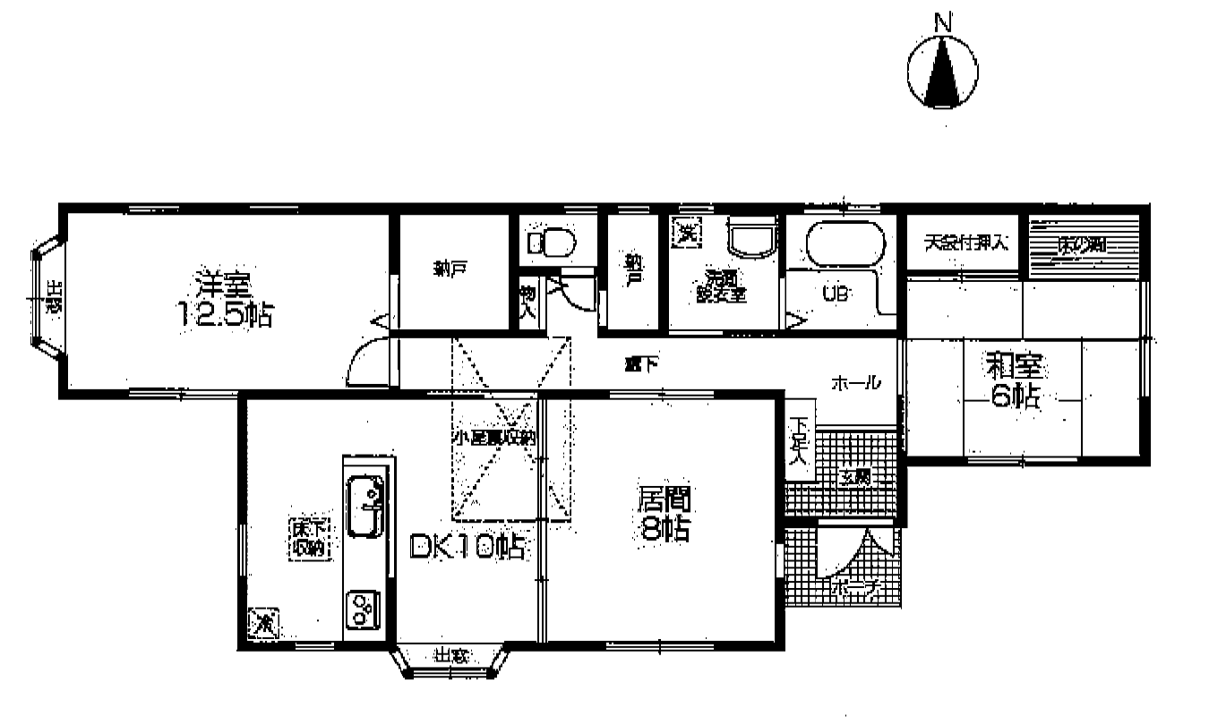 どうだ!これが420坪の庭だ!しかも平屋な巻の図面