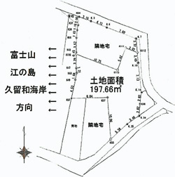 横須賀市秋谷売地4980万円図面