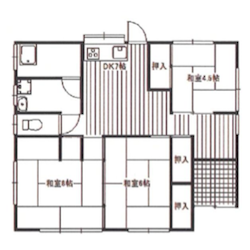 憧れの平屋が1290万円なり〜!!の図面