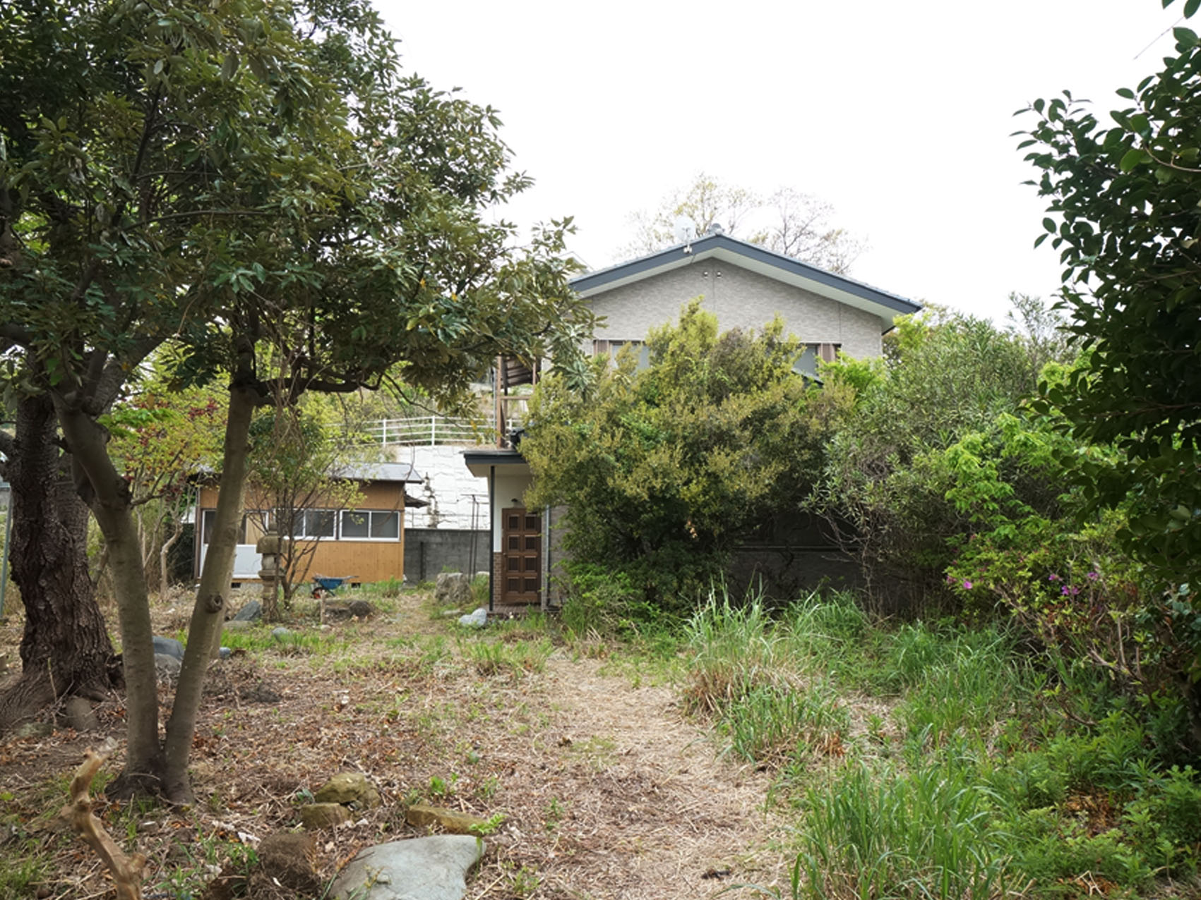 写ってる部分全部敷地。でも全部写りきりません。