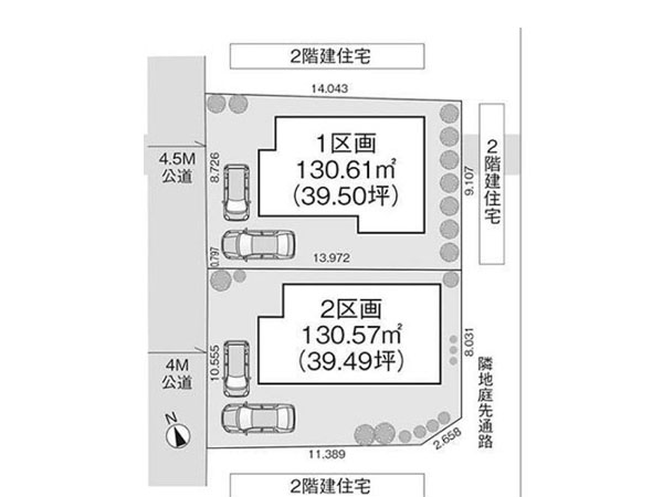 JR線にダイレクトアクセス。でも環境も◯の図面