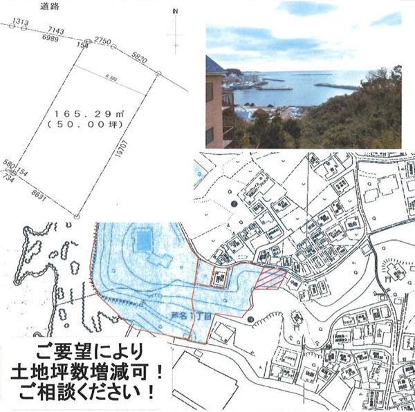 高台からの海眺望