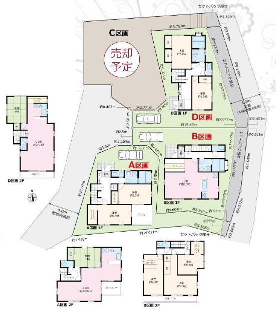逗子と鎌倉のハーフで材木座海岸育ちの図面