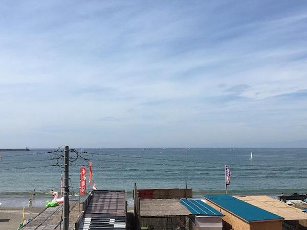 お部屋から真正面に海！