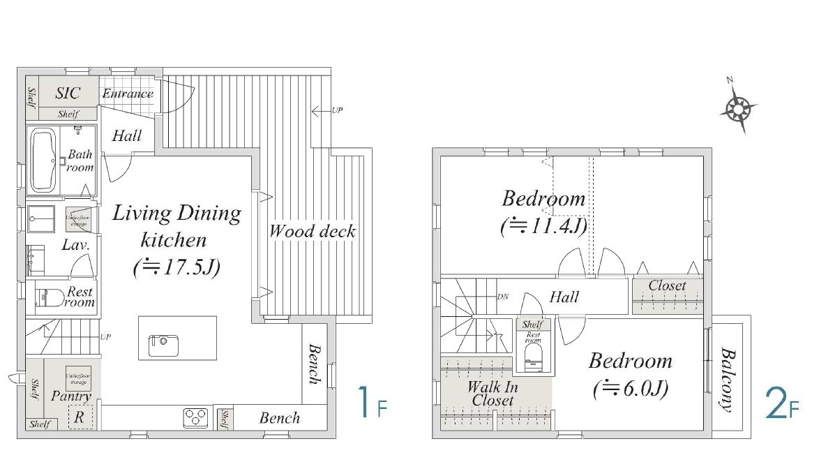 THE TURNKEY SURFER'S HOUSE の図面