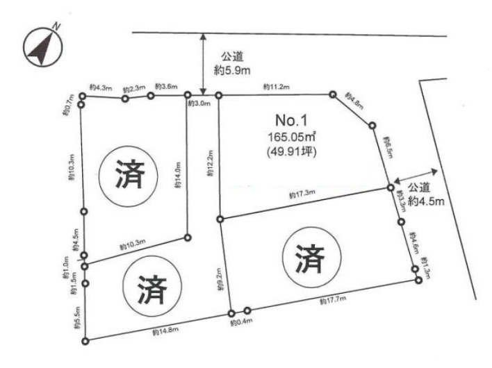 “これぞ古都鎌倉!鎌倉宮横で自然に溶け込む”の図面