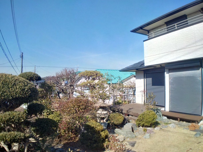 庭とのバランスはこの辺りの象徴