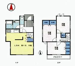 葉山町長柄戸建2380万円図面
