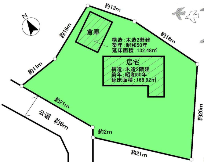 披露山ビバリーヒルズでドリームな庭をの図面
