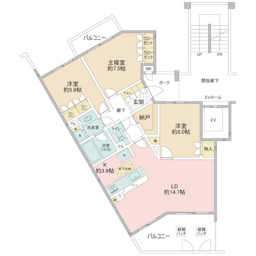 最高級リゾーティ!かつてのHOTEL PACIFICの図面