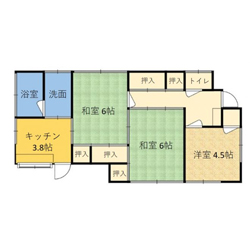 小町のエアーポケット的三角地で小商い図面