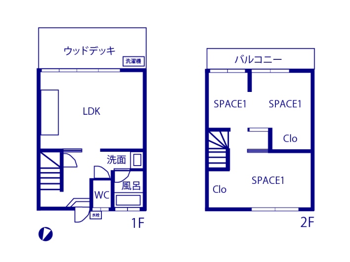 テラスハウス間取り