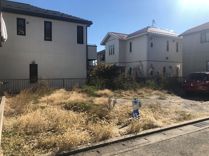 約40坪と広々の敷地。