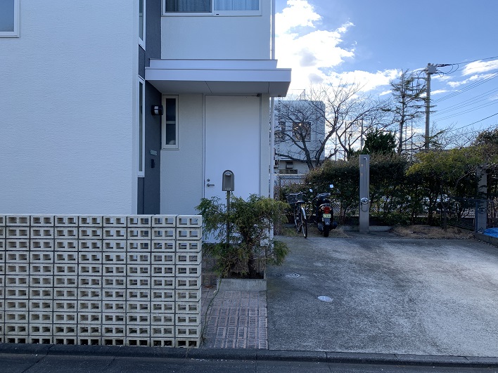 外壁は塗装したばかり