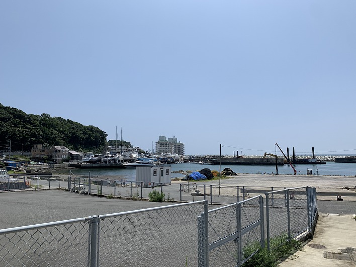 敷地と道路と海の関係