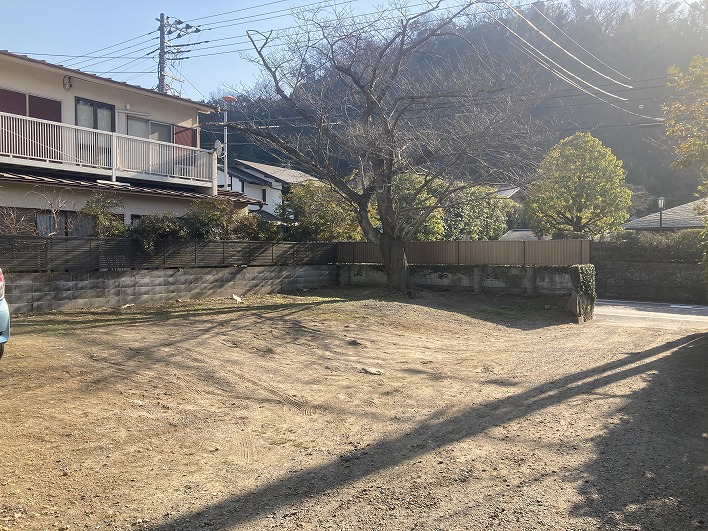 約44坪とコンパクトな土地。日当たり◎