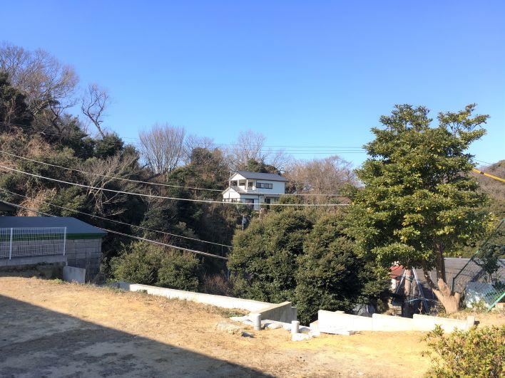 空と緑しか見えない煌きの世界。ここに小さい平屋を建てたい。