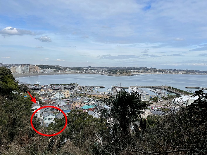 海を見下ろす江の島の一等地！