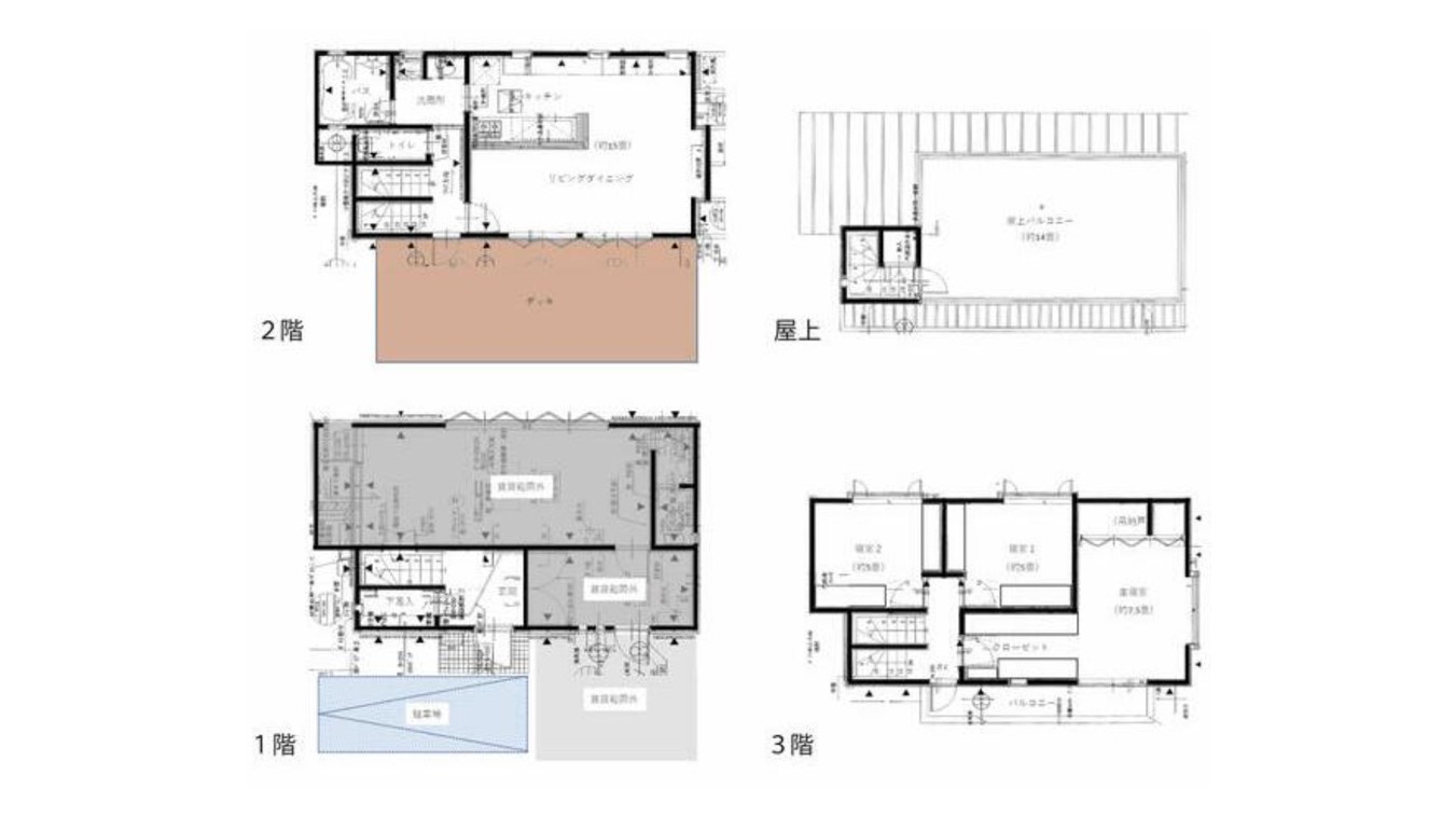材木座戸建間取り図