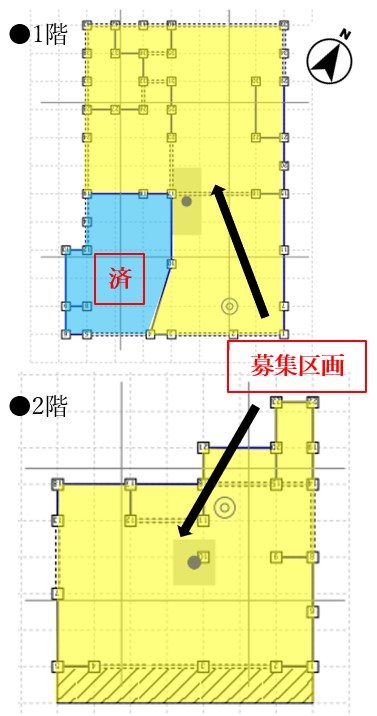 由比ガ浜1丁目店舗間取り図
