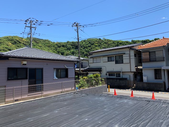ふむふむ。敷地上がっているし2階からは開放的な山ビューが期待出来ますね。