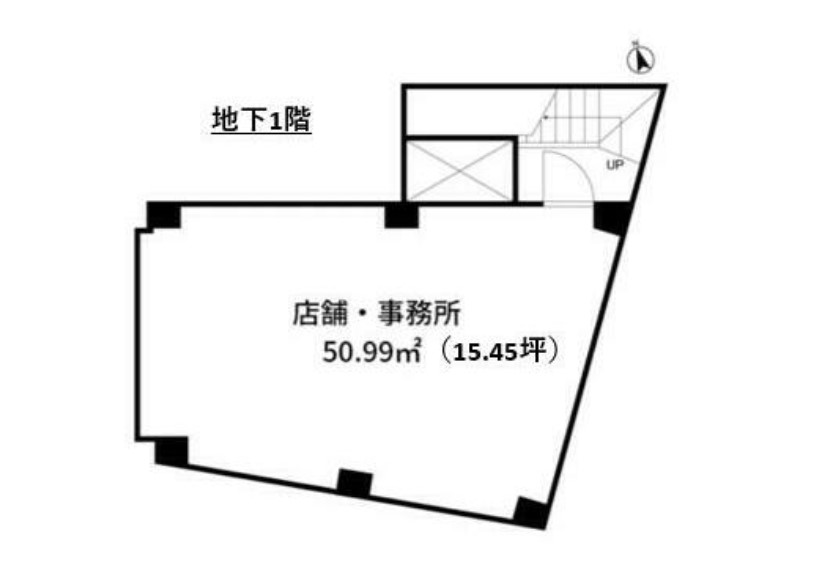 A＆B鎌倉ビル地下1階間取り図