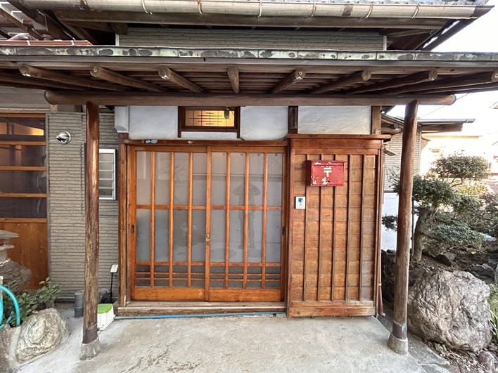 玄関の佇まいがいいなぁ