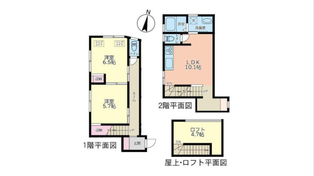 クラッシーテラス鎌倉 部屋番号:B間取り図