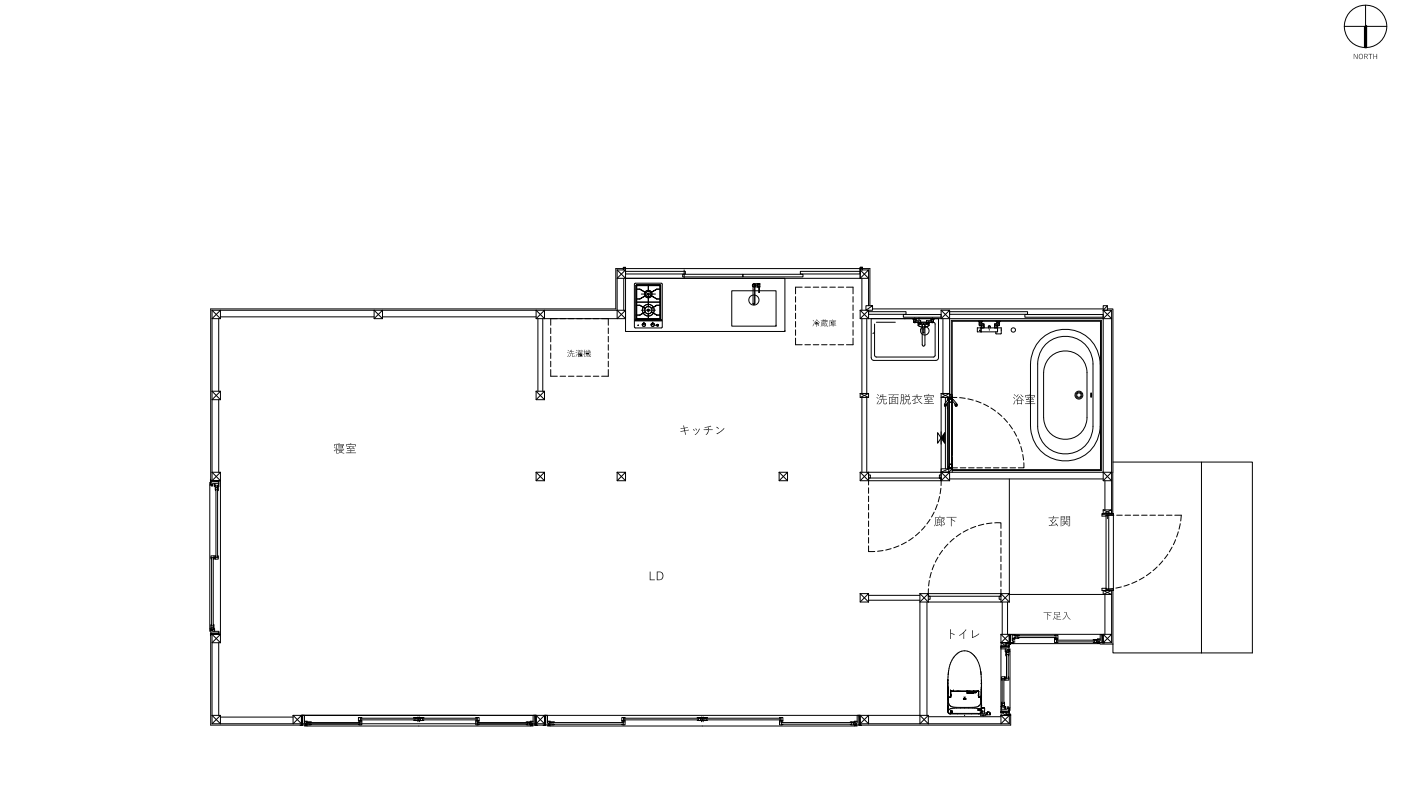 間取り図YOKOSUKA HOUSE
