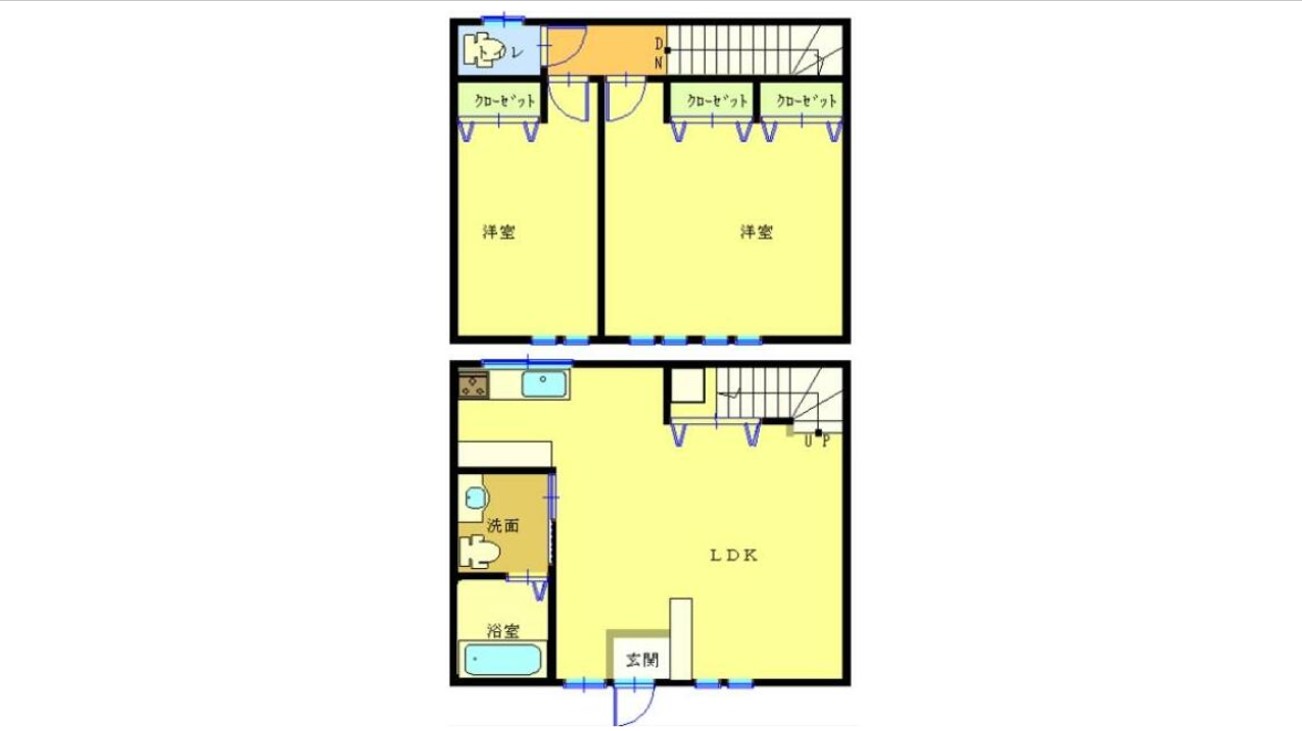 沼間新築C 間取り図