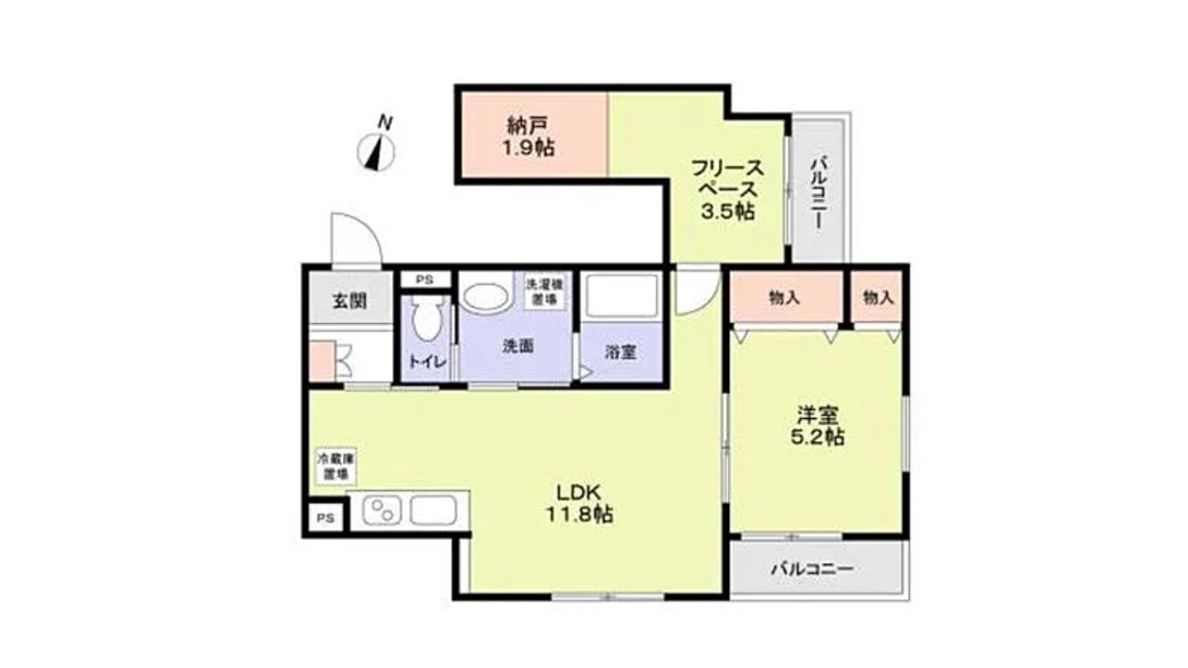 間取り図 長谷新築