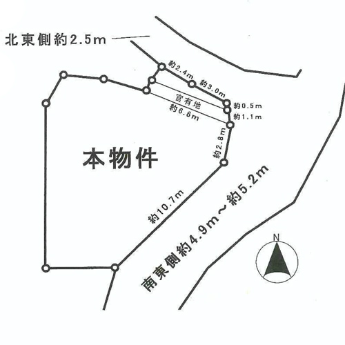 葉山の名所「あじさい公園」そばのオアシス図面