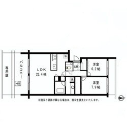 海が見える部屋ってこういうこと!図面