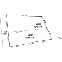 亀ケ谷坂への道すがら図面